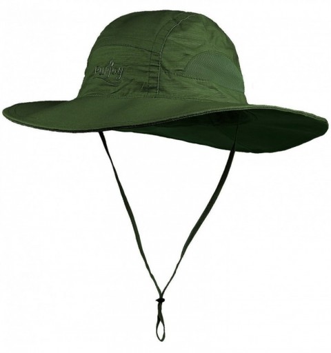 Sun Hats Purjoy Protection Breathable Adjustable Drawstring - Olive - CL18DUHQ34U $20.96