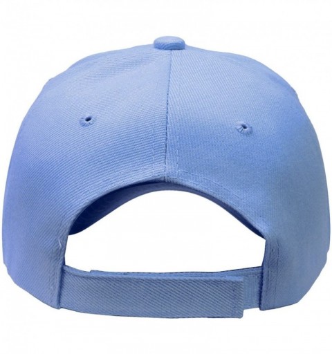 Baseball Caps Baseball Dad Cap Adjustable Size Perfect for Running Workouts and Outdoor Activities - 1pc Skyblue - C9185DOLKZ...