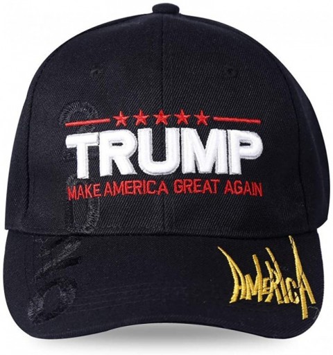 Baseball Caps Make America Great Again Baseball Cap-Adjustable Trump Hat 3D Embroidery Trump Ball Caps for Men and Women - CO...