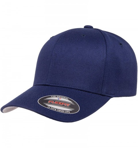 Baseball Caps Men's Wool Blend Hat - Navy - CM18KD9DT0G $14.71