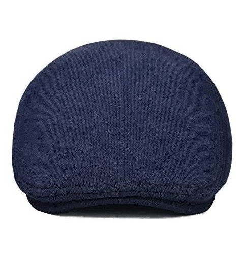 Newsboy Caps Men's Cotton Flat Ivy Gatsby Newsboy Driving Hat Cap - Style2-navy - CP18033XALN $14.80