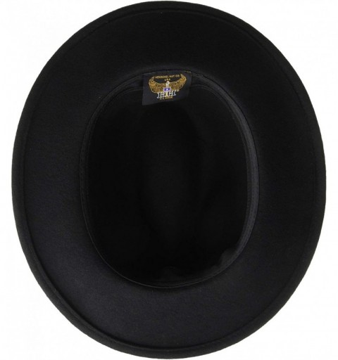 Cowboy Hats Men's Outback Hats Black - CU117H5QXYF $40.95