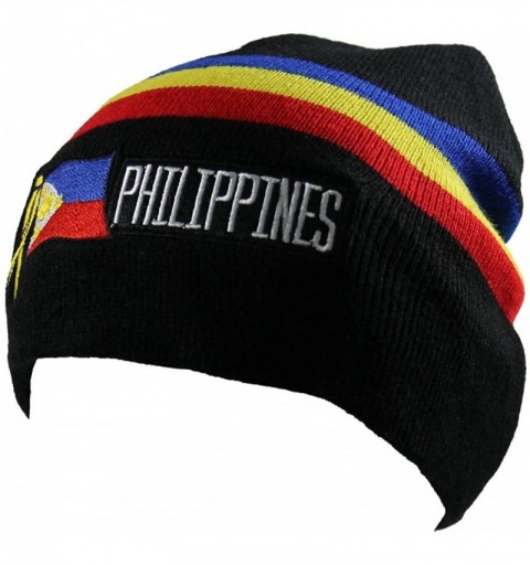 Skullies & Beanies Philippines Embroidered Beanie Black - CY11W6JU7AR $10.84