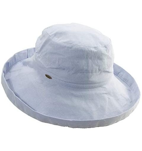 Sun Hats Women's Cotton Hat with Inner Drawstring and Upf 50+ Rating - Mist - CR115VMIQ4L $31.62