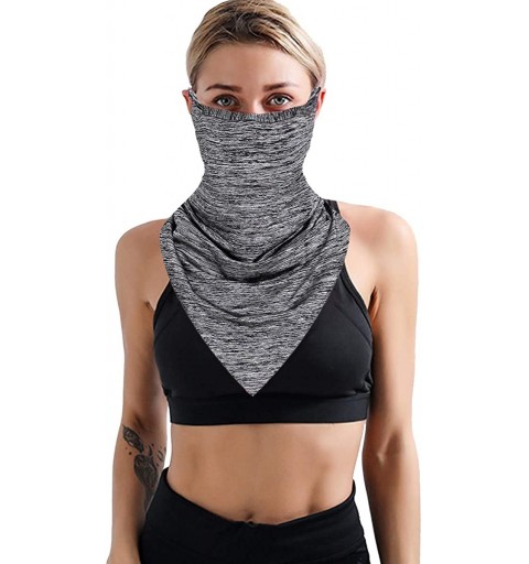 Balaclavas Women/Men Scarf Outdoor Headwear Bandana Sports Tube UV Face Mask for Workout Yoga Running - Gray1 - C3197YC2ZDK $...