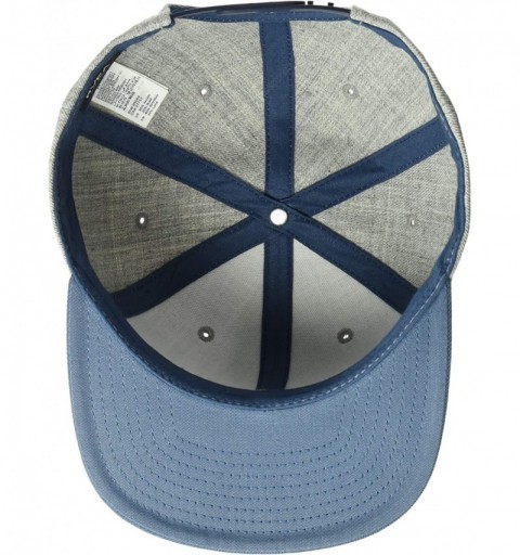 Baseball Caps Men's Big Boys Twill Snapback Hat - Gray - CE18ETIK2ZX $19.05