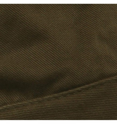 Baseball Caps Washed Cotton Fitted Army Cap-Dark Olive - Olive - C818G9A4T5W $17.13