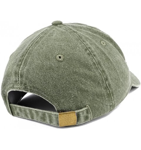 Baseball Caps Vintage 1943 Embroidered 77th Birthday Soft Crown Washed Cotton Cap - Olive - C0180WU8Q2S $14.11