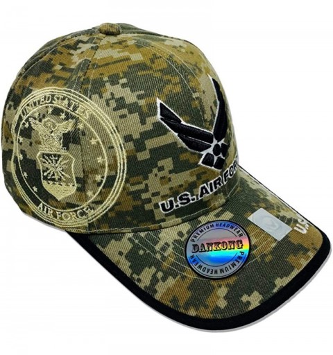 Baseball Caps U.S. Air Force Hat - Official Licensed Military Baseball Cap - U.s. Air Force - Side Logo - Camouflage - CD18QH...