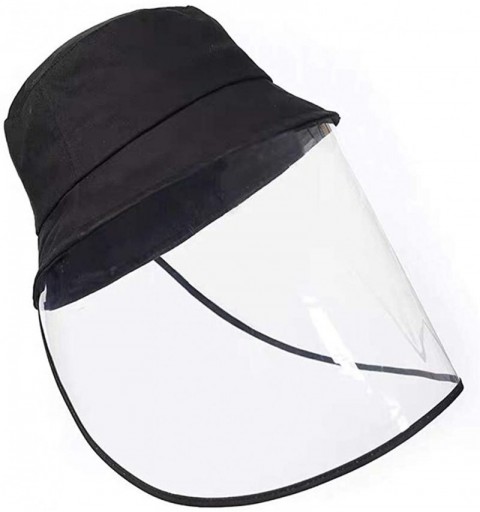 Sun Hats Bucket Sun Hat Women Floppy Cotton Hats Wide Brim Summer Beach Fisherman's Caps UPF 50+ UV Packable - A01-black - CQ...