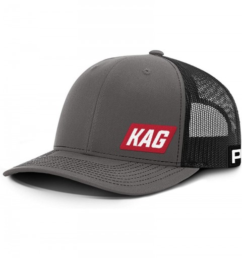 Baseball Caps Trump Hat KAG 2020 Back Mesh- Trump 2020 Hat - Charcoal Front / Black Mesh - CR18X96XTQK $16.75