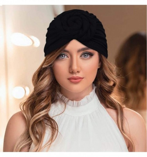 Skullies & Beanies Women Pre-Tied Bonnet Turban for Women Printed Turban African Pattern Knot Headwrap Beanie - CO192W2DS27 $...