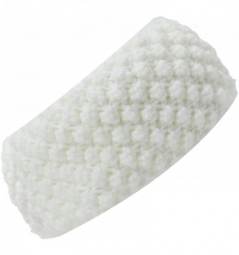 Cold Weather Headbands Women's Brrr Berry Headband- White/White- One Size - C2188AM50OQ $9.91