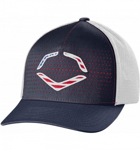 Baseball Caps Xvt Flexfit Baseball Cap - Red/White/Blue - CS18XMNS3O6 $35.46