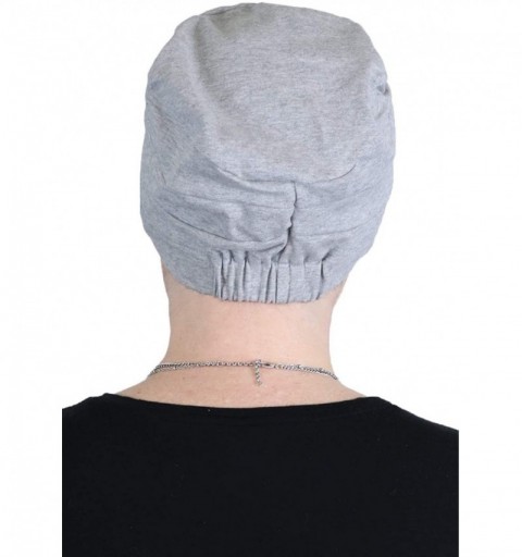 Skullies & Beanies Chemo Headwear for Women Turban Sleep Cap Cancer Hats Beanie Head Coverings Hair Loss 3 Seam Cotton - CI18...
