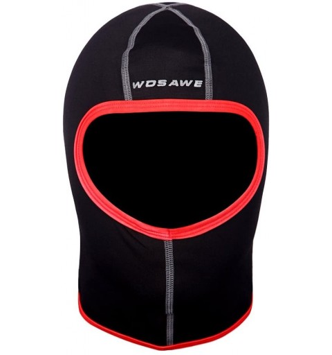 Balaclavas Sports Micro Fleece Balaclava Hat Headwear Windproof Face Mask - Black/Red - CZ12BN51GNH $12.89