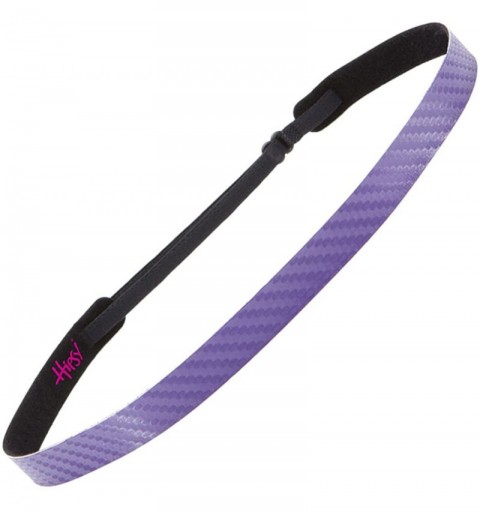 Headbands Women's Adjustable NO Slip Skinny Tech Sport Headband Multi Packs - Purple 1pk - CK11VHCS7I9 $9.23