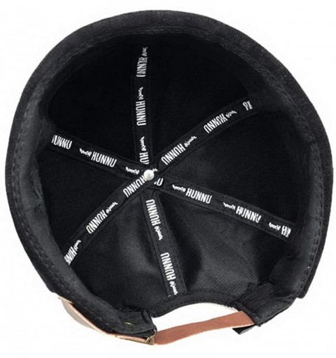 Skullies & Beanies Unisex Beanie Corduroy Docker Brimless Hat Rolled Cuff Harbour Hat - Brown - CK18LGGHCDN $9.84