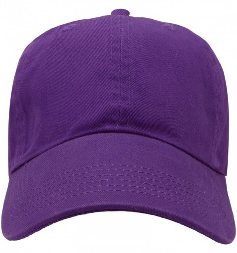 Baseball Caps 12-Pack Wholesale Classic Baseball Cap 100% Cotton Soft Adjustable Size - Dark Purple - C818E6L05SQ $42.70