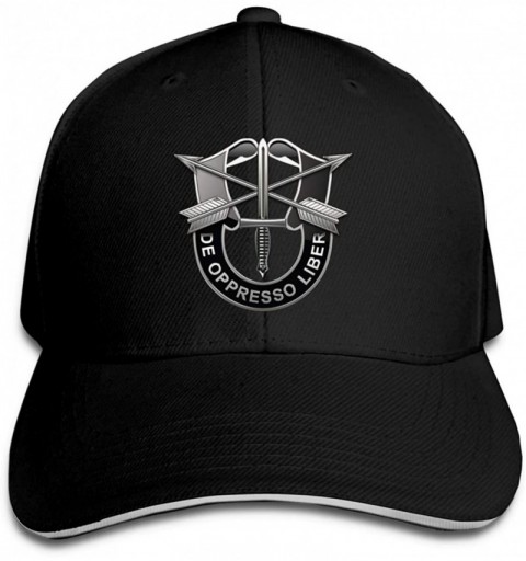 Baseball Caps Army Special Forces Unisex Hats Trucker Hats Dad Baseball Hats Driver Cap - Black - CA18LYGUD07 $17.99