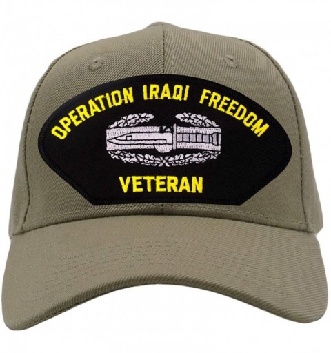 Baseball Caps Combat Action Badge - Iraqi Freedom Veteran Hat/Ballcap Adjustable One Size Fits Most - C418K2YTAIG $23.83