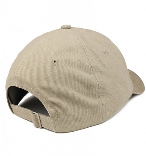 Baseball Caps Vegan Af Embroidered Soft Crown 100% Brushed Cotton Cap - Khaki - CR18SSEXC4Z $18.85
