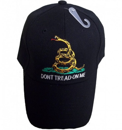 Baseball Caps Gadsden Don't Tread on Me Tea Party Baseball Cap Hat - CM115Q608JX $13.23