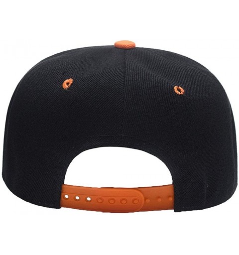 Baseball Caps Custom Ponytail Baseball Cap Personalized Messy Bun Hat Mesh Visor Trucker Hat - Hip-hop Orange - CL18GZH0Q8T $...