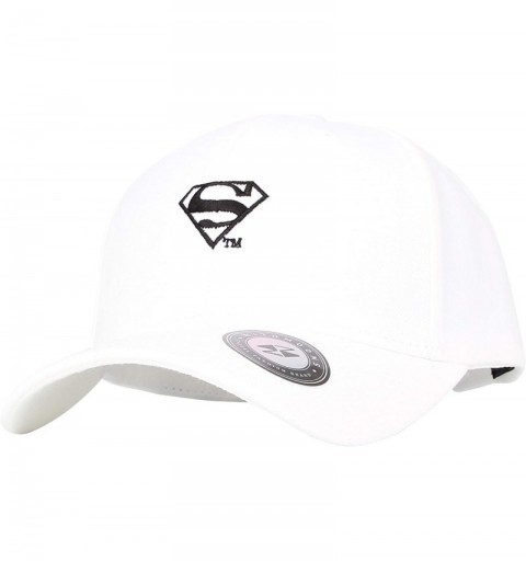 Baseball Caps Superman Shield Embroidery Baseball Cap AC3260 - Smallwhite - CZ18M0WTSEE $20.02