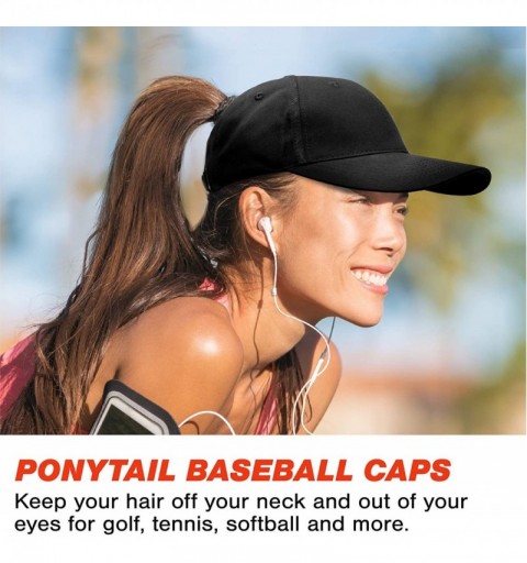 Baseball Caps Ponytail Hat - Womens Ponytail Baseball Caps - Guess My Superpower? - CM18TA9DIZ4 $9.34