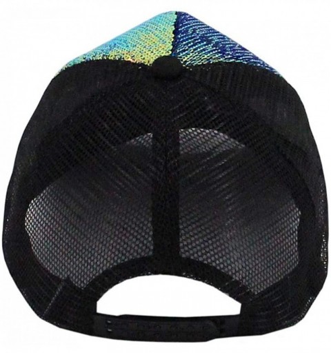 Skullies & Beanies Multicolored Baseball Cap Adjustable Ponytail Hat Breathable Pnybon Cap for Women and Men - Black&red - CU...