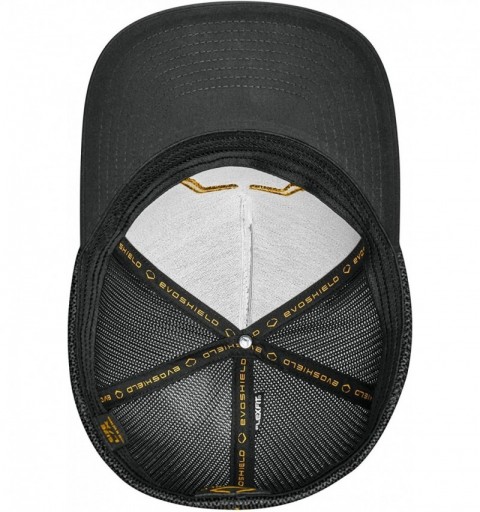 Baseball Caps Xvt Flexfit Baseball Cap - Black/Gold - CT18X6S879M $35.24