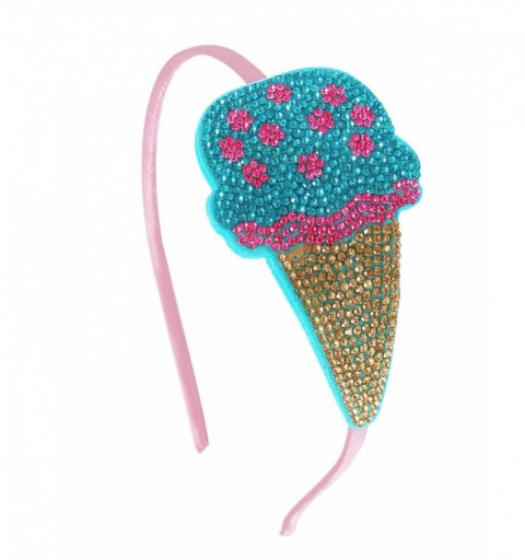 Headbands Girls Womens Crystal Party Headband (Ice Cream) - CE18TLADOUT $10.22