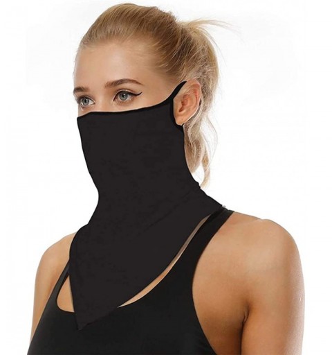 Balaclavas Women/Men Scarf Outdoor Headwear Bandana Sports Tube UV Face Mask for Workout Yoga Running - Black - CD199EDADR6 $...