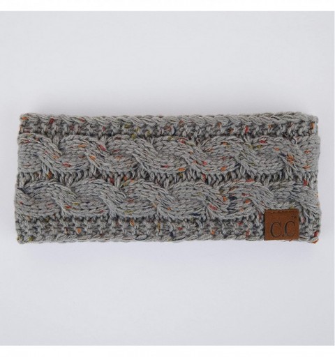 Cold Weather Headbands Winter Fuzzy Fleece Lined Thick Knitted Headband Headwrap Earwarmer(HW-20)(HW-33) - CA18XHC3TRR $13.46