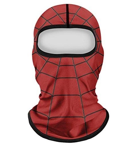 Balaclavas Balaclava Face Mask UV Protection Ski Sun Hood Tactical Masks - Spiderman 006 - C6197AOM0CT $13.55