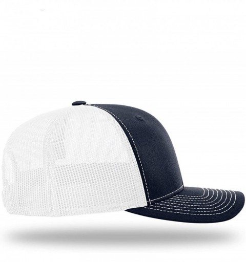 Baseball Caps Trump Train Hat with Mesh Back - Navy Front / White Mesh - CL192UC049X $32.16