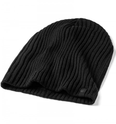 Skullies & Beanies Warm Beanie Hat Fleece Lined - Slight Slouchy Style - Keep Your Head Warm and Cozy in Cold Weathers - CK18...