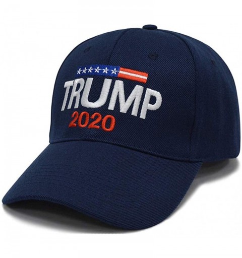 Baseball Caps Make America Great Again Embroidered Hat Trump 2020 Baseball Cap - Trump 2020-navy - CU18R7XS0Y4 $24.68