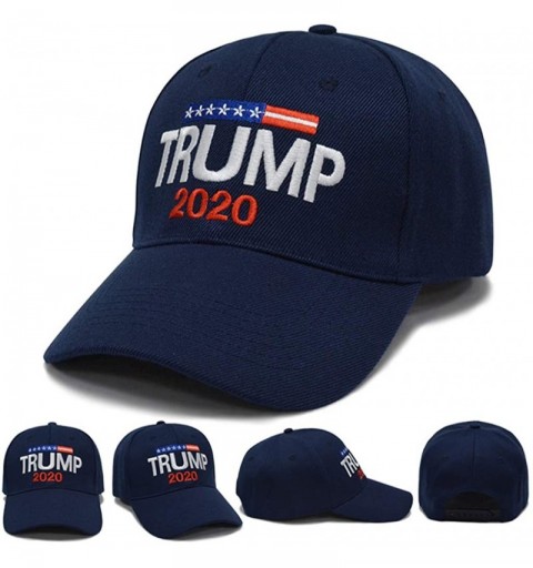 Baseball Caps Make America Great Again Embroidered Hat Trump 2020 Baseball Cap - Trump 2020-navy - CU18R7XS0Y4 $13.90