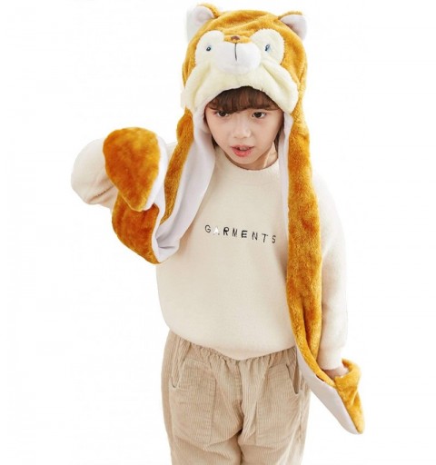 Skullies & Beanies Winter Animal Hat Set Cap 3-17yr Kids Cosplay Party Costume Toy - Squirrel Scrat - C9129O9LOX1 $10.47