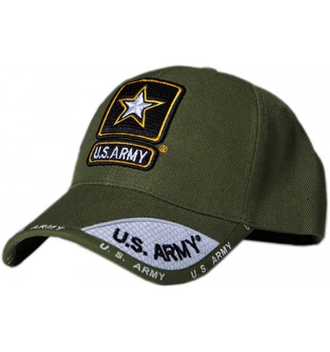 Baseball Caps Shadow Web Army Star - Olive - C011W05P785 $25.02