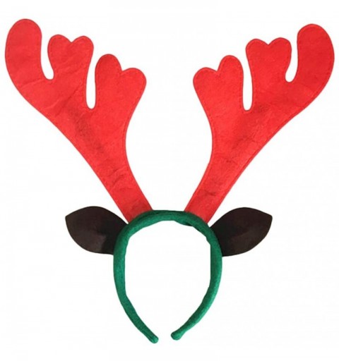 Headbands Christmas Headband Holiday Party Decoration Reindeer Antler Headband Pack of 6 - S-reindeer - C018H37Z7KH $10.66