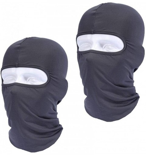 Balaclavas Balaclava Face Mask Windproof Ski Mask Face Cover for Cold Weather - Dark Grey*2 - CX192SHM4WS $11.52