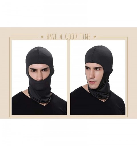 Balaclavas Balaclava Face Mask Windproof Ski Mask Face Cover for Cold Weather - Dark Grey*2 - CX192SHM4WS $11.52