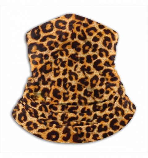 Balaclavas Neck Gaiter Warmer Windproof Mask Dust - Free UV Face Mask - Animal Leopard Print - CR18ZCGT7X9 $15.76