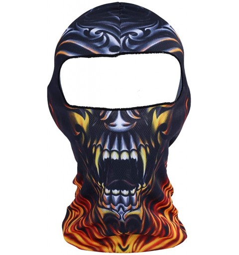 Balaclavas Balaclava Ski Mask- Thin Breathable 3D Bandana Full Face Ninja Masks - Bb-020 - CR184SDR25O $14.52