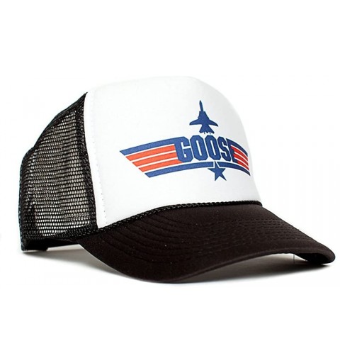 Baseball Caps Goose Unisex-Adult Trucker Cap Hat -One-Size Multi - Black/White - CA128RIFKZX $9.17
