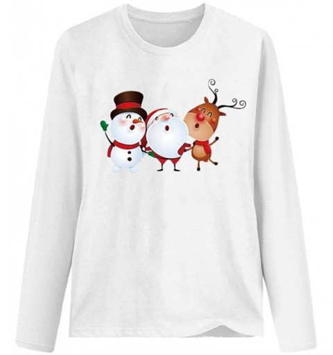 Cold Weather Headbands Womens Christmas Snowman Pullover - K - C518AE7M4KN $8.49