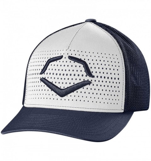 Baseball Caps Xvt Flexfit Baseball Cap - Navy/White - CY18X8WY5QD $28.04